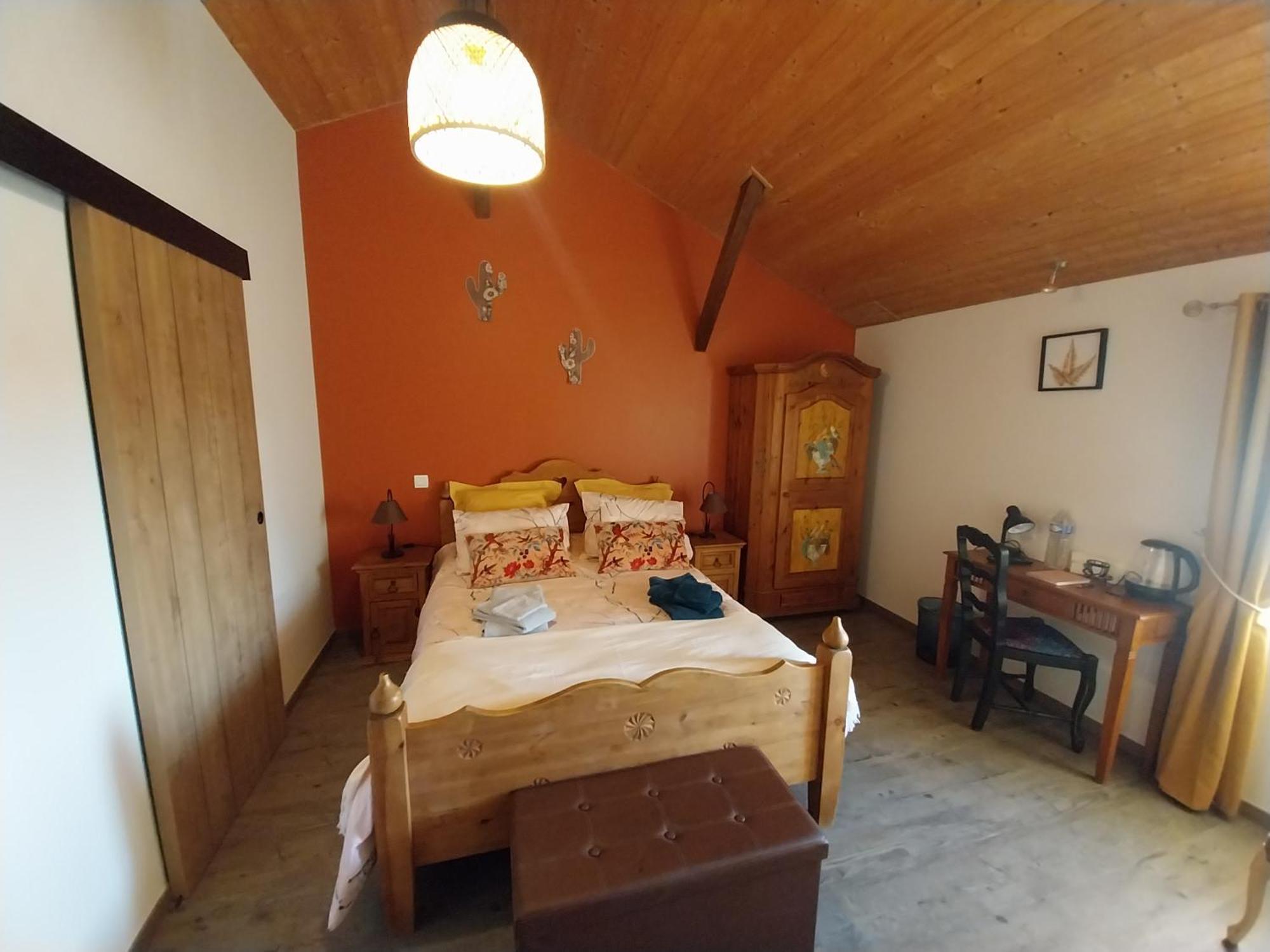 Bed and Breakfast Au Granit Bleu Faye-l'Abbesse Exterior foto